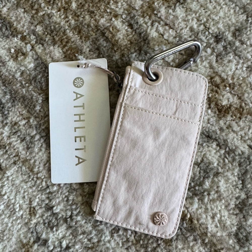 Athleta Pink Clip Wallet